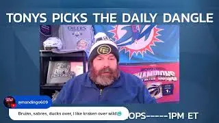 Tonys Picks NHL Picks for Today Thursday 1/8/2026 The Daily Dangle