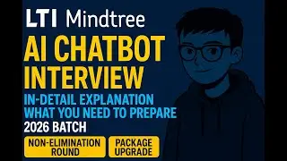 LTI Mindtree AI Chatbot Interview 2026 | Full Preparation Guide +Question |Package Upgrade Explained