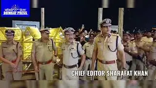 A huge crowd of people was seen at Marine Lines Chowpatty on the 31st night; Mumbai Police made g...