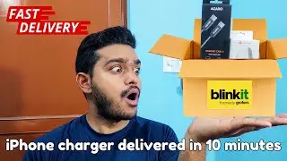 I ordered iphone Charger from Blinkit! Let's Test Blinkit⚡| Ordering Electronics from Blinkit ⚡✨✨