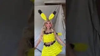 Balloon Pikachu!!!! #pikachucosplay #pokemoncosplay #animecosplay #kawaiicosplay #ballooncosplay