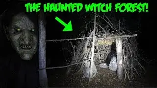 THE HAUNTED WITCH FOREST! WITCHCRAFT WAS DONE HERE (BLAIR WITCH?)