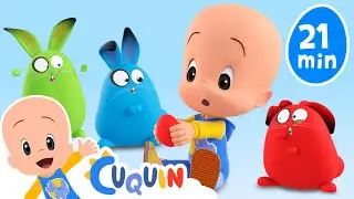 Learn with Cuquin and Ghost's Surpise eggs | Educational videos