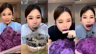 ASMR ICE YY'S Recent purple ice eating | Only YY ice Eating 
