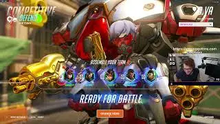 EMONGG - CARRYING HIS TEAM AS TANK! [OVERWATCH 2 SEASON 4]