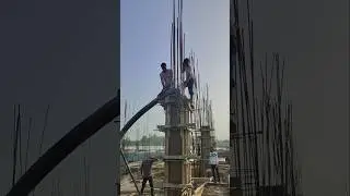 Amazing trick for column casting work | column ki casting kaise kre #ytshorts #column #concrete