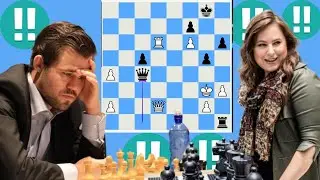 Chess game 4, Magnus Carlsen vs judit polgar 4