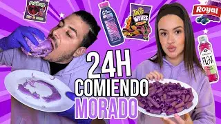 24 HORAS COMIENDO MORADO