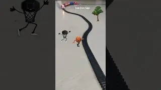 The basket is following the basketball and the train is approaching fast | Train Video