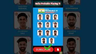 INDIA FINAL PLAYING 11 FOR 1St TEST SERIES VS ENGLAND 2025#shorts #teamindia #tradingshorts