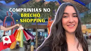 Vlog dia de comprinhas em CALGARY, restaurante e TOUR pelo BRECHÓ Value Village.