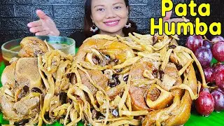PATA HUMBA MUKBANG | HUMBA MUKBANG| COLLAB: @cooklikecrazy | eatsLENY