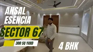 Premium Builder Floor For Sale In Ansal Esencia Gurgaon || Sector 67 || 300 Sq Yard || 4 BHK ||