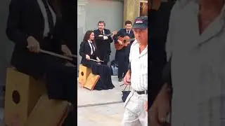 Students playing Fado on the Street coimbra