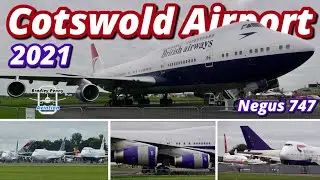 Kemble, Cotswold Airport - Full Interior & Exterior Tour, Aircraft Scrapyard | BA Negus 747 - 4K