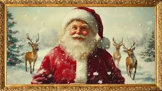 Christmas Santa Screensaver | 36 Different Images Slideshow | 2 Hours 4K | Holiday Frame TV Art