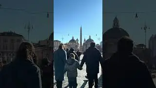 Christmas at piazza del popolo