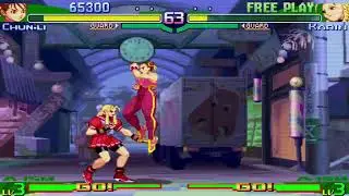 Fight Chun-LI vs Karin - Street Fighter Alpha 3 [Xbox One S]