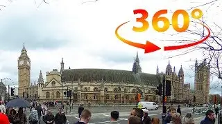 IMPROVED!! 360&deg; / VR Video What to see in London - Big Ben at the House of Parliament