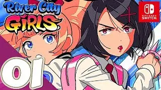River City Girls [Switch] - Gameplay Walkthrough Part 1 Prologue & River City High - No Commentary