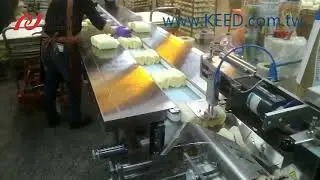 China Steamed bun roll multipack familypack horizontal flow wrapping packing machine