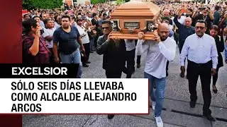 Despiden con gritos de justicia al alcalde asesinado de Chilpancingo, Alejandro Arcos