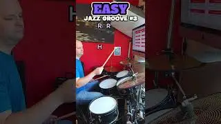 Easy Jazz Groove #3 #drum #music #drums #musician #drumset  #drumgroove #jazz