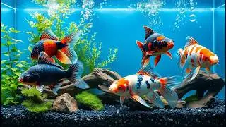 Fish Tank Ambience 4K | Relaxing Aquarium Ambience for Sleep & Calm Mind