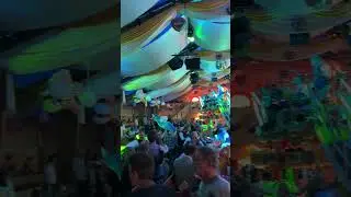 A conga line dance in the tent with amazing people! 💃#congaline #congadance #oktoberfestvibes
