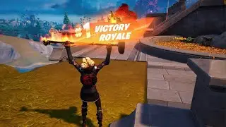 *NEW* FEMALE NO HAT GRIM FABLE SKIN IN FORTNITE PS5 + A VICTORY ROYALE WIN! (SOLO)