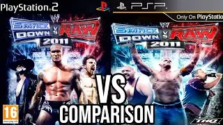WWE Smackdown Vs Raw 2011 PS2 Vs PSP