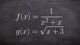 Multiplying a function by a multiple, then determine the domain