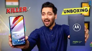 Moto G40 Fusion - Unboxing & Hands On | SD 732G | 6000 mAh | 120Hz Display | 64MP Camera