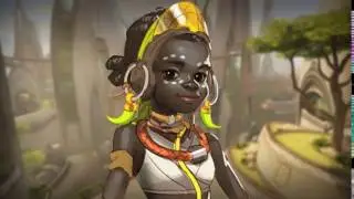 OVERWATCH HIDDEN EFI VOICE LINE ON NUMBANI MAP!!