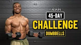 45 Day Dumbbell Build & Burn Workout Challenge [No Bench & Beginner-Friendly]