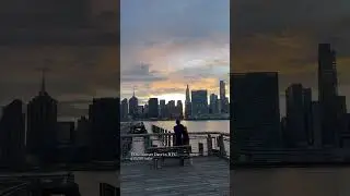 🌇 POV Sunset Date😍 #travel #newyorkcity #nyc #sky #summer #newyork #manhattan #sunsettime #sunset