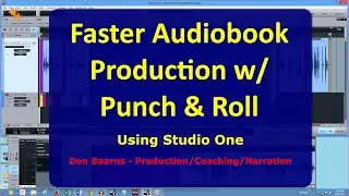 Punch & Roll с Studio One для чтецов аудиокниг (часть 1)