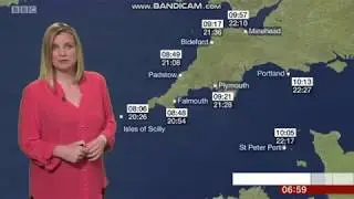 Emily Wood BBC South West News weather August 1st 2018 - High quality