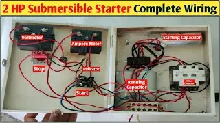 Submersible Starter Wiring! Single Phase Submersible Starter Control Wiring @SNTECHNICAL
