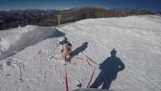 GOPR0088 12 Jan. 2026 Nomugi-touge, Rabbit-Jukai,Kaito's short turn-Old chair lift course