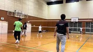 2025/12/27 モデナ 第6セット 香川県ミックスバレーボール 練習試合