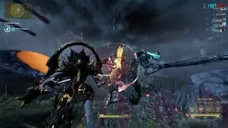 Warframe-  Karnolyth Necramech Skin gameplay