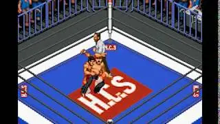 Intro-Demo - Super Fire Pro Wrestling X Premium (Japan, SNES)