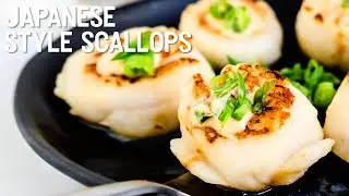 Pan Seared Japanese Style Scallops