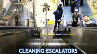 Duplex Escalator Steam Cleaner Machine
