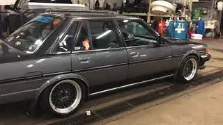 1987 Toyota Cressida start up and walk around after a quick wash