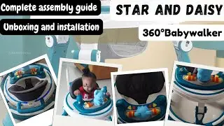 Star and Daisy 360&deg;multifunctional walker|Installation and assembly guide|6-24 months|