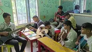 Guitar training @aksharaasmartkids /Divine Talent Hub