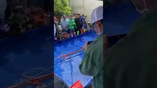 Mini boat race at Bat Pagoda #ghengo #ghengodiendien