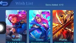 SKIN WISH LIST| How to show and add Skin Wish List? | Mobile Legend Tutorial